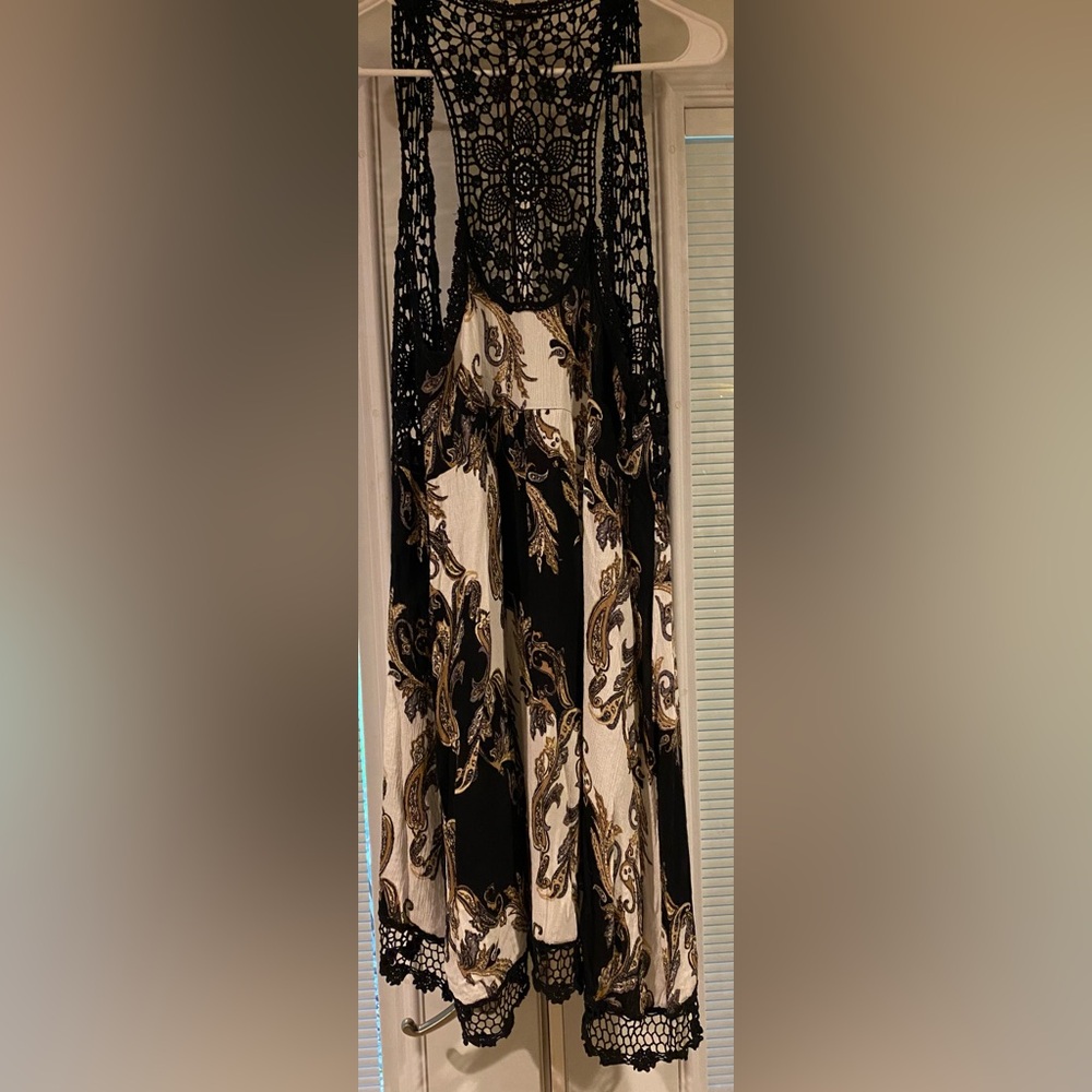 EUC EST. 1946 sleeveless boho duster. SZ M - Picture 3 of 5